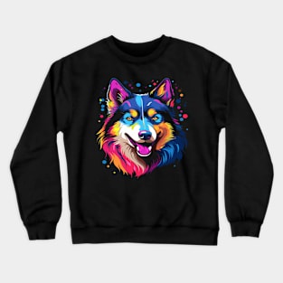 Siberian Husky Happiness Crewneck Sweatshirt
